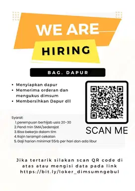 Staff Dapur Dimsum Ngebul