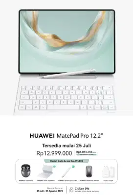 Huawei Matepad Pro 12.2 2025|PC level WPS Office|Oled|2 in 1 Keyboard