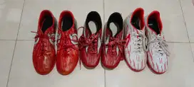 Sepatu futsal 3 set seiken nasih bagus senuanya 75k nego sampai jadi