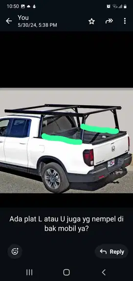Bed Rack mobil Double Cabin
