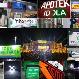 Neon box lampu hias usaha termurah