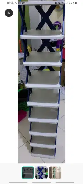 Rak sepatu plastik