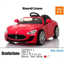 mobil aki Maserati Granturismo MC Lisensi free ongkir terbatas