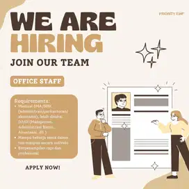 Lowongan Staff Kantor