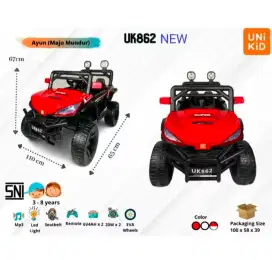 mobil mainan aki jeep atv UK862 free ongkir
Terbatas