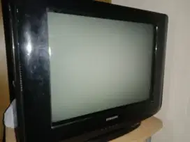 TV POLYTRON SEMI DATAR & TV SAMSUNG+ MEJA