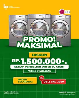 Mesin Pengering LG Giant 10,2 Kg Dryer LG Giant 10,2Kg Dryer LG 10,2Kg