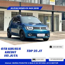 Suzuki Ignis GX AGS 1.2 AT 2018 Biru