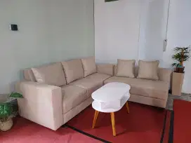 Sofa sudut murah sepaket ( ready siap kirim )