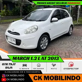 (Dp8jt) Nissan March Matic 2013 ORISINIL Kredit Murah