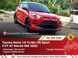 [ TSS ] Toyota Raize 1.0 Turbo GR Sport CVT AT Merah 2022/2023