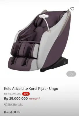 Promo ambyar cicilan kursi pijat by homecredit limit bisa sampai 30jt