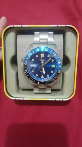 Jual Jam Fossil GMT Blue Stainless FS5991
