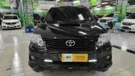 Toyota Fortuner TRD Sportivo VNT Turbo 2.5 2013 waena Hitam Odo. 159rb