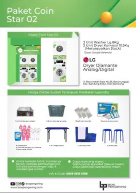 Paket Laundry Koin 2 Stack Paket Laundry Coin Star 02