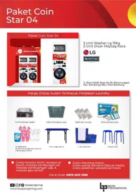 Paket Laundry Koin 2 Stack Paket Laundry Coin Star 04