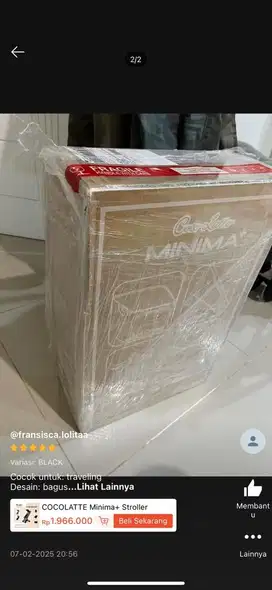 Storel minima plus lengkap dengan dus