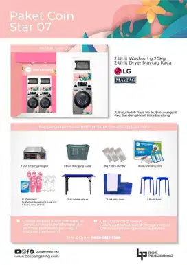 Paket Laundry Koin 2 Stack Paket Laundry Coin Star 07