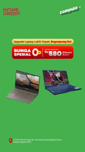 Laptop asus, lenovo, hp, dell, msi dp 0%