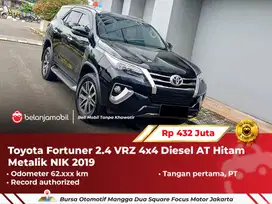 [ WARRANTY ] Toyota Fortuner 2.4 VRZ 4x4 Diesel AT Hitam 2019/2020