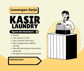 Kasir laundry dan serabutan