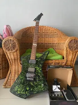 gitar listrik dan efek gitar NuX mg-100