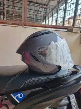 HELM MLA J5 ABU GLOSSY, KONDISI BARU