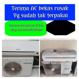 Terima AC bekas rusak