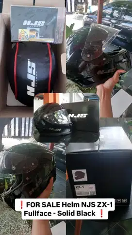 DIJUAL HELM FULL FACE NJS - 2nd LIKE NEW