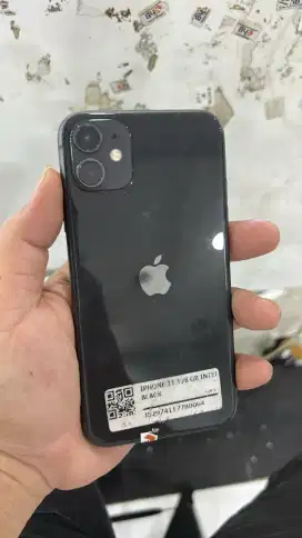 Iphone 11 128GB/ Hitam/ Inter