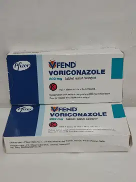 Vfend 200mg 10 tablet Voriconazole Obat Jamur