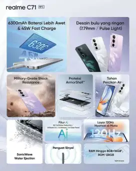 REALME C71 HP DENGAN BATERAI SUPER AWET