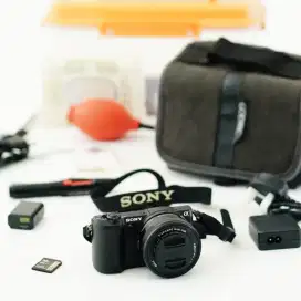 Sony A5100 SC 2503 Istimewa Mulus Fullset Resmi Banyak Bonus Kamera