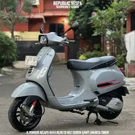 jual cepet  VESPA S 125 IGET LED FACELIFT Tahun 2022 WARNA GREY AVEO