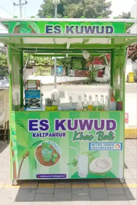 Gerobak bekas usaha