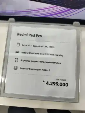 Redmi Pad Pro New