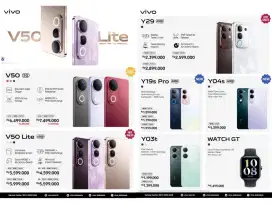 Cash, Credit Vivo V50 Lite tanpa dp