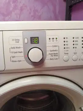 Jual cepat mesin cuci Samsung pintu depan
