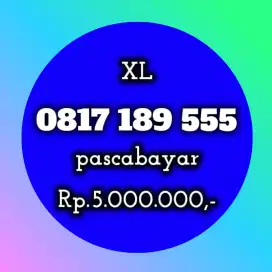 NOMOR CANTIK KOLEKSI XL 189 555