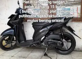 Yamaha Mio S 2018 LED blue core 125 cw asli biru pajak panjang 15 bln