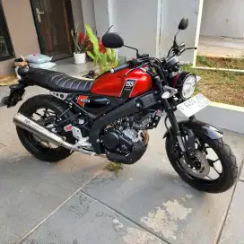 Yamaha XSR155 merah/red, KM under 1000 like New