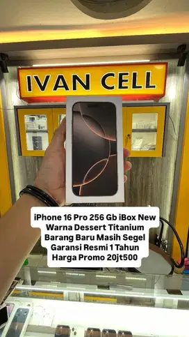 iPhone 16 Pro 256 Gb New iBox