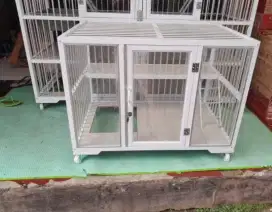 KANDANG kucing Alumunium tingkat 2