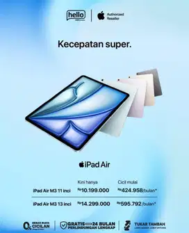 iPad Air 11 inci (M3) Wi-Fi 128GB