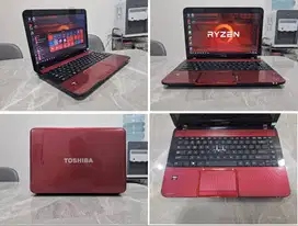 Core i7 8GB SSD +HDD Laptop Gaming Desain TOSHIBA Mulus Garansi
