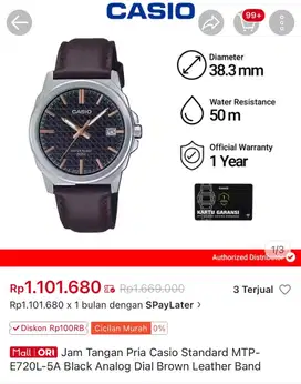 Jam casio baguss