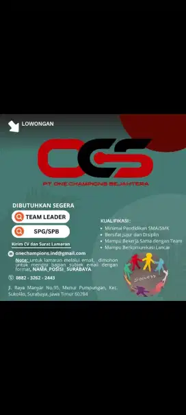 Dibutuhkan segera
