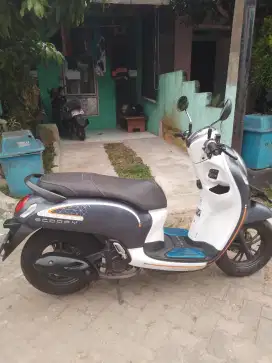 Jual Motor scopyy warna biru putih
