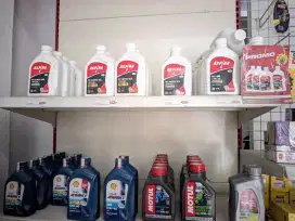 Oli mesin Motul,Shell, Aspira, Dll