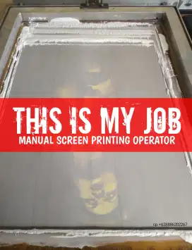 MENCARI KERJA DIBIDANG SABLON.